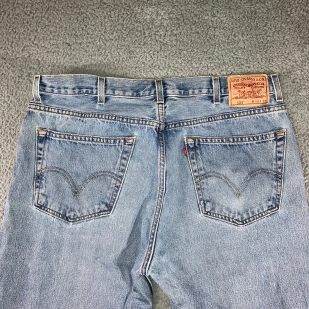 Vtg Levis 505 Jeans Men 40x32 Straight‎ Leg Y2K Fit 37x31 Western Gorpcore Retro